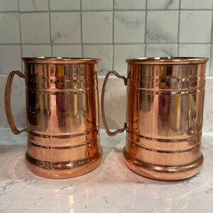 Copper Mugs Set (QTY 2)